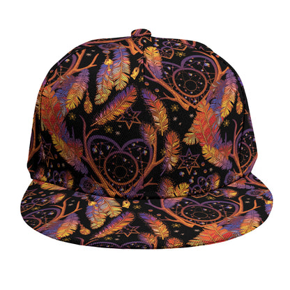Indian Tribal Dream Catcher Print Snapback Cap