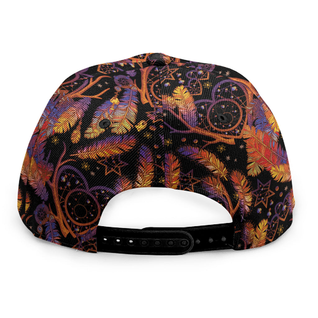 Indian Tribal Dream Catcher Print Snapback Cap