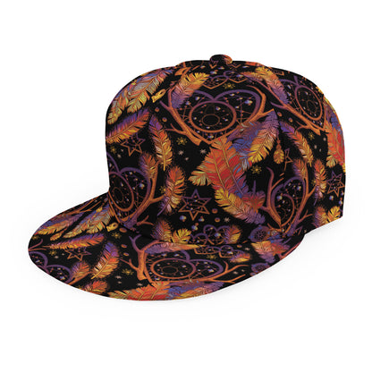 Indian Tribal Dream Catcher Print Snapback Cap