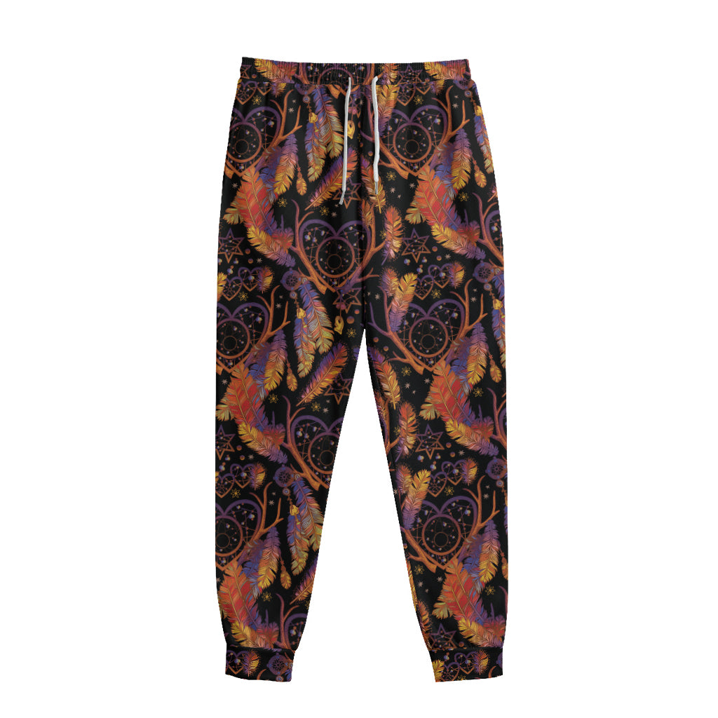 Indian Tribal Dream Catcher Print Sweatpants