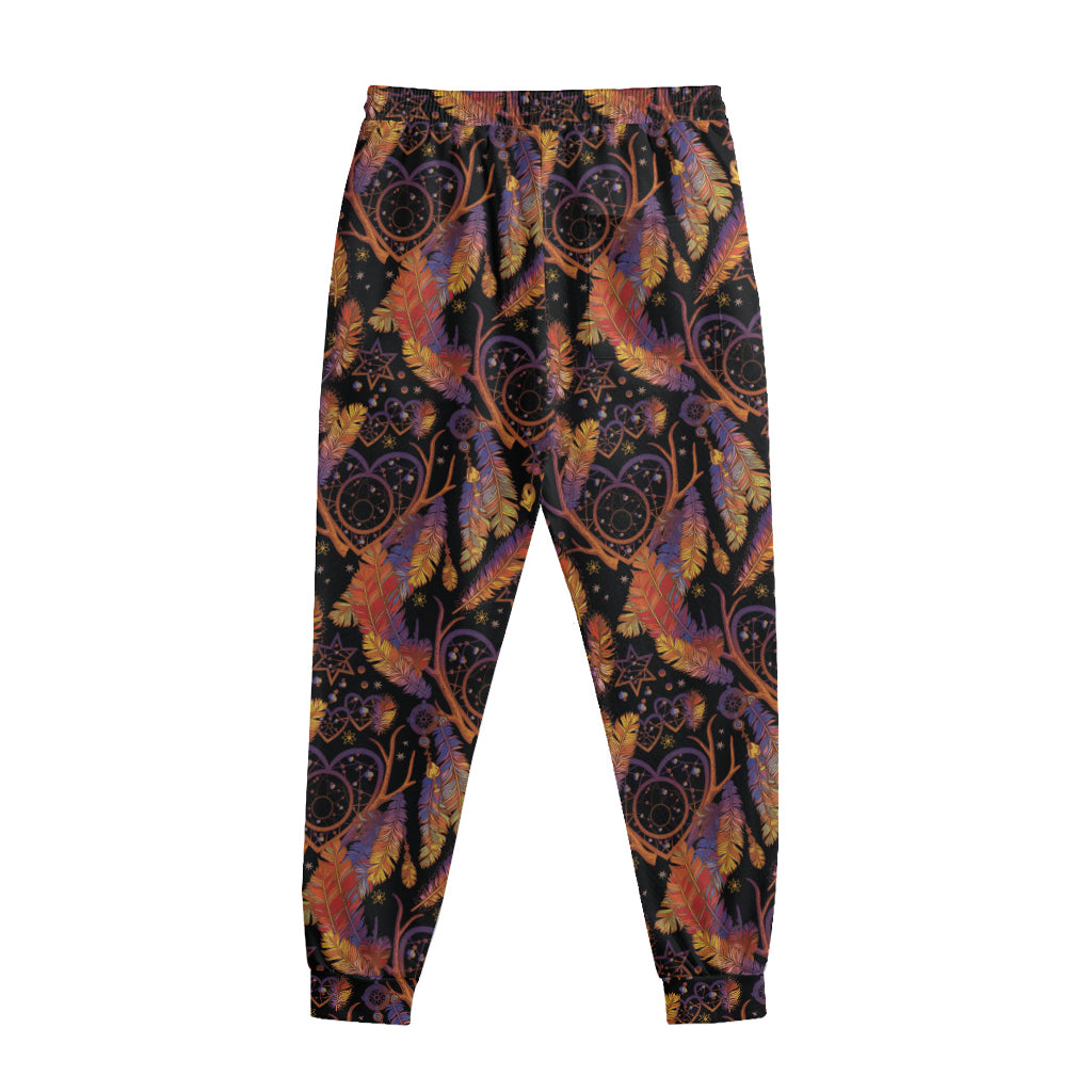 Indian Tribal Dream Catcher Print Sweatpants