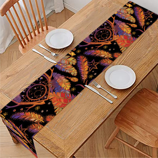 Indian Tribal Dream Catcher Print Table Runner