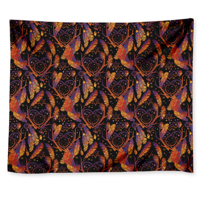 Indian Tribal Dream Catcher Print Tapestry
