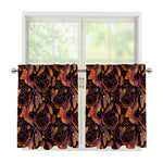 Indian Tribal Dream Catcher Print Tier Curtains