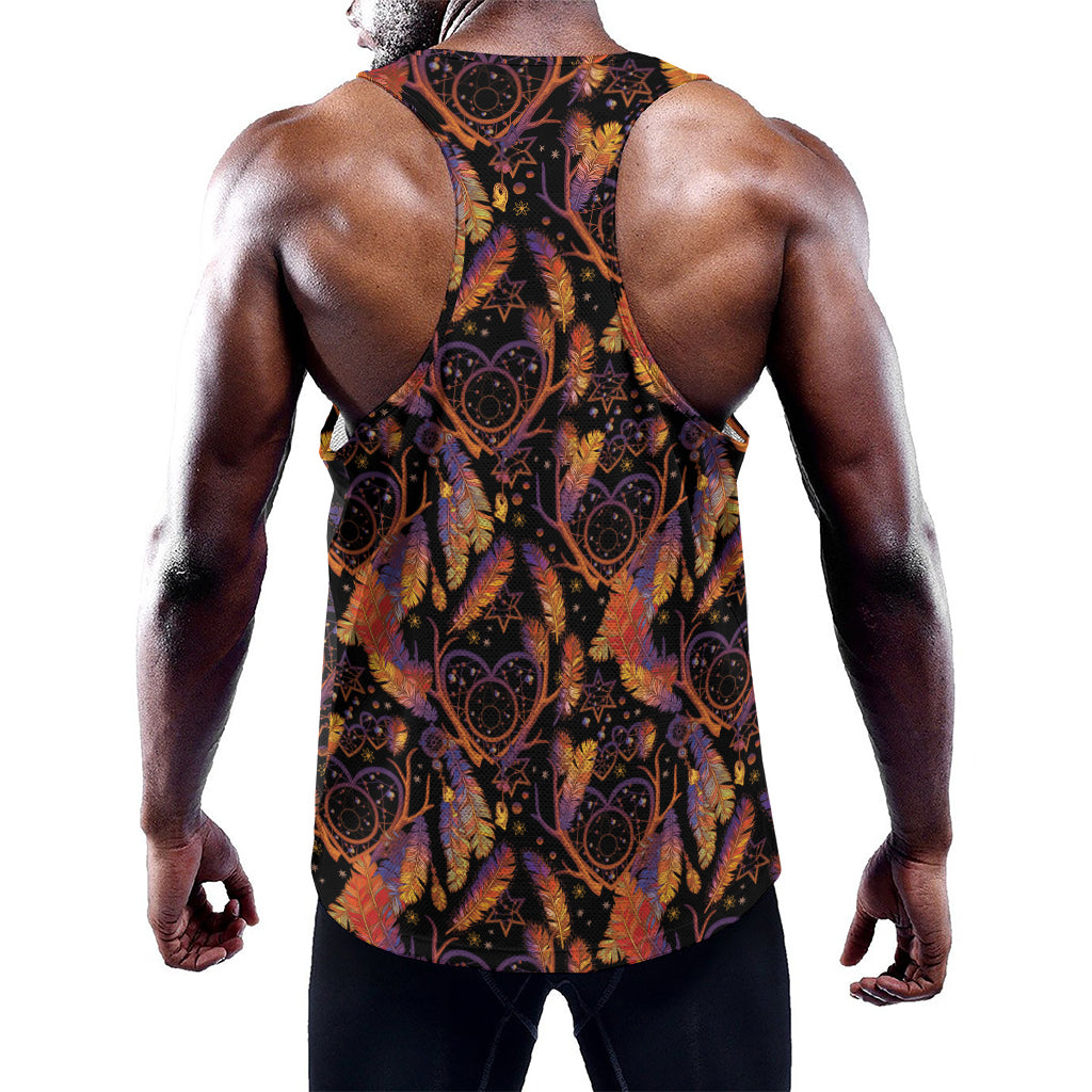 Indian Tribal Dream Catcher Print Training Tank Top