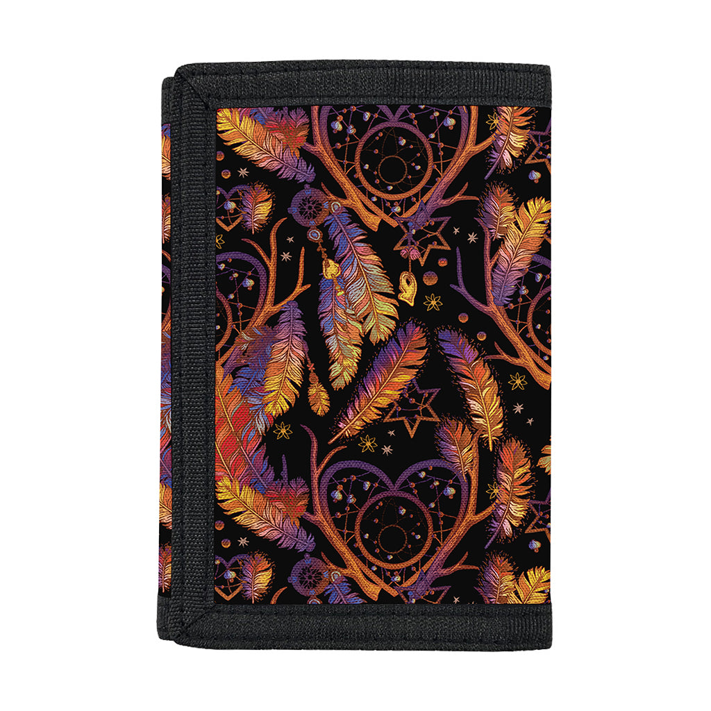 Indian Tribal Dream Catcher Print Trifold Wallet