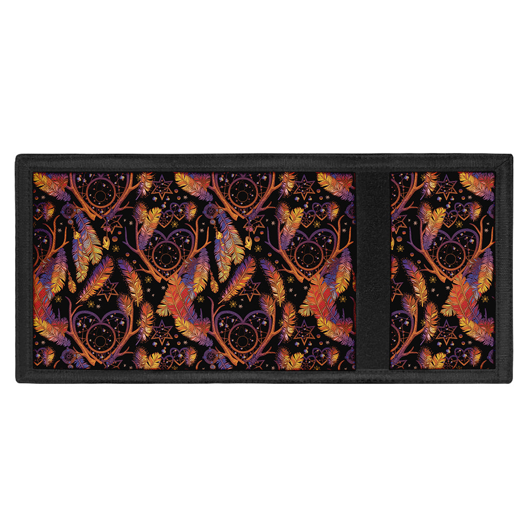 Indian Tribal Dream Catcher Print Trifold Wallet