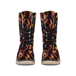 Indian Tribal Dream Catcher Print Winter Boots