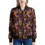 Indian Tribal Dream Catcher Print Women's Bomber Jacket