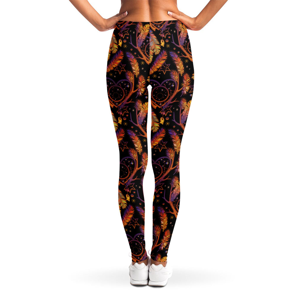 Indian Tribal Dream Catcher Print Women's Leggings