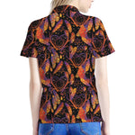 Indian Tribal Dream Catcher Print Women's Polo Shirt