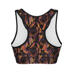 Indian Tribal Dream Catcher Print Women's Sports Bra