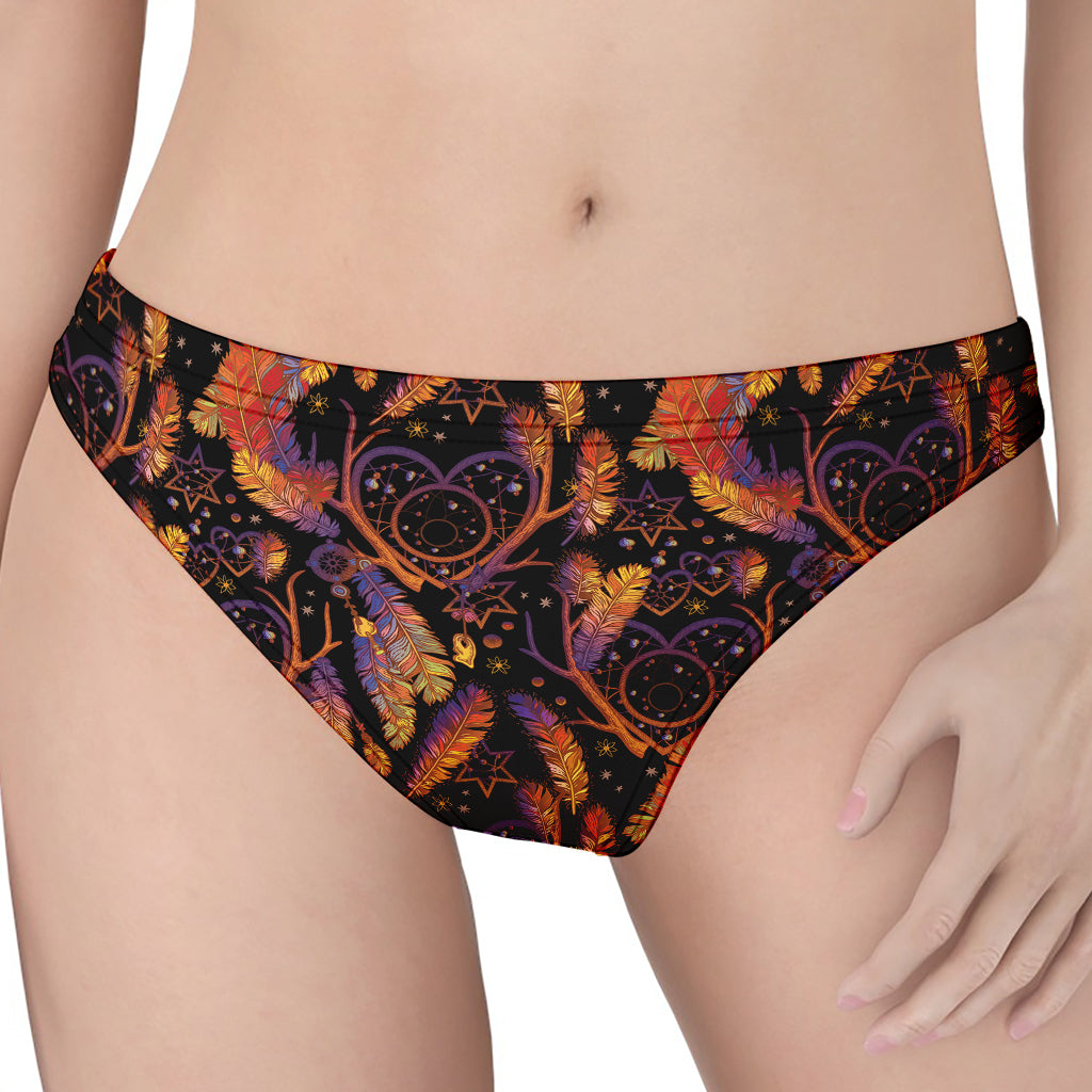 Indian Tribal Dream Catcher Print Women's Thong