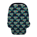 Indian Tribal Elephant Pattern Print Baby Seat Cover