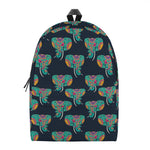 Indian Tribal Elephant Pattern Print Backpack
