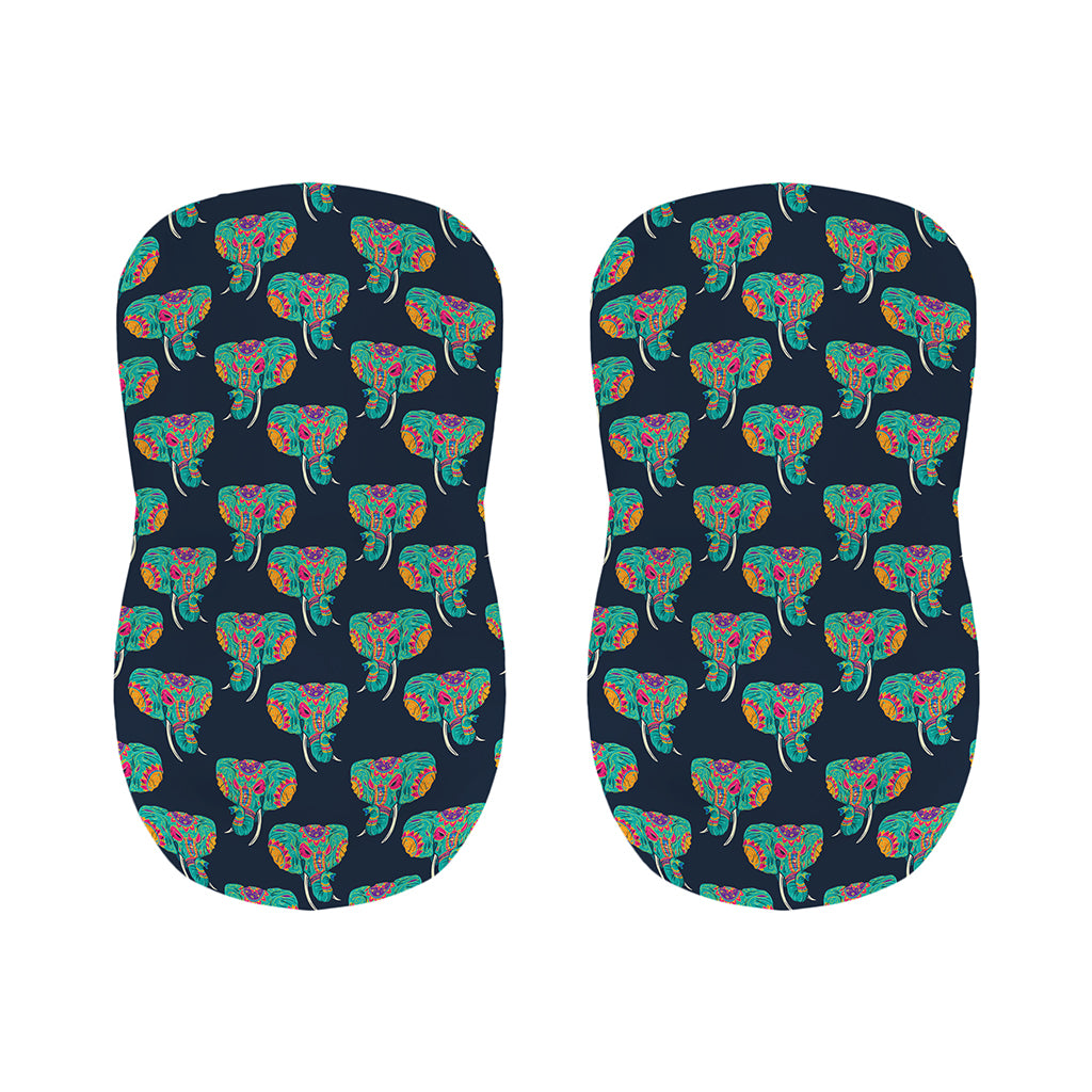 Indian Tribal Elephant Pattern Print Bar Stool Covers