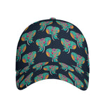 Indian Tribal Elephant Pattern Print Baseball Cap