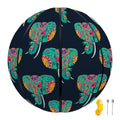 Indian Tribal Elephant Pattern Print Basketball
