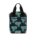 Indian Tribal Elephant Pattern Print Bible Tote Bag