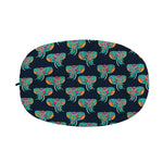 Indian Tribal Elephant Pattern Print Car Side Mirror Covers