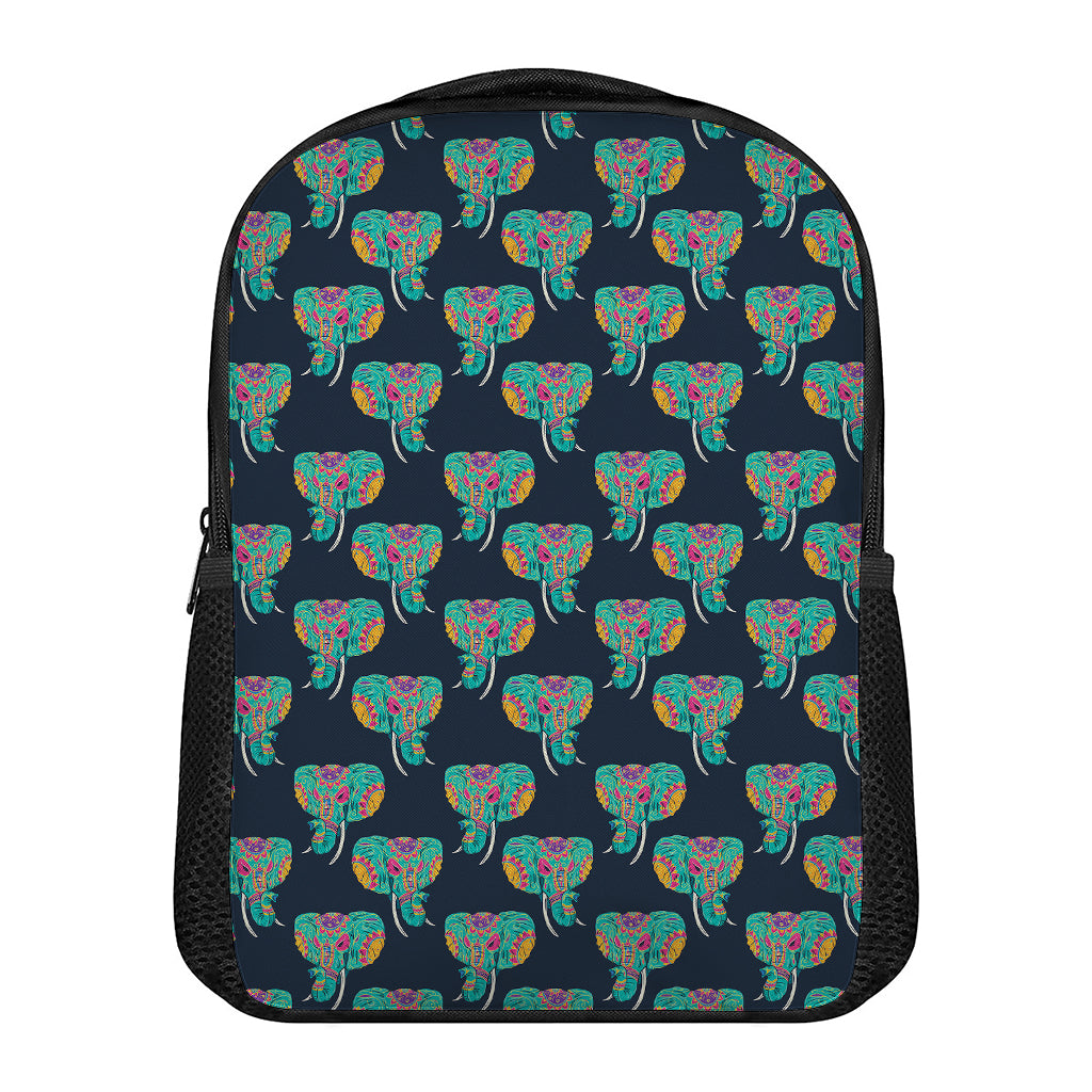 Indian Tribal Elephant Pattern Print Casual Backpack