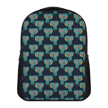 Indian Tribal Elephant Pattern Print Casual Backpack