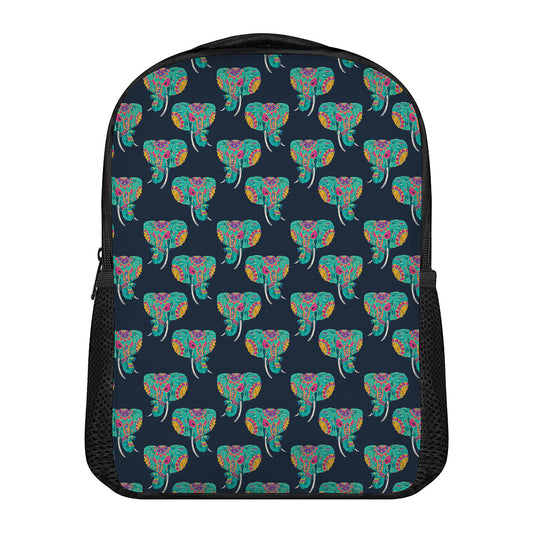 Indian Tribal Elephant Pattern Print Casual Backpack