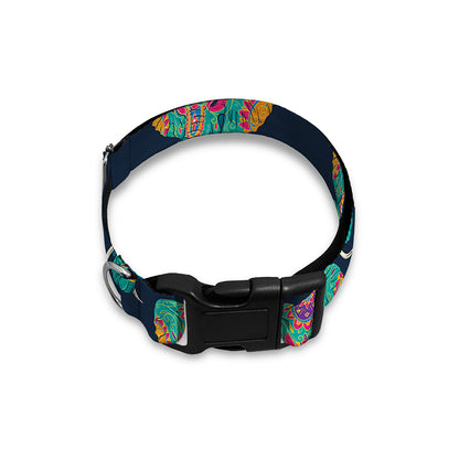 Indian Tribal Elephant Pattern Print Dog Collar