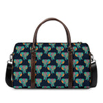 Indian Tribal Elephant Pattern Print Duffle Bag