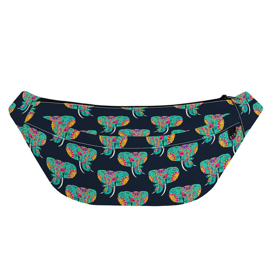 Indian Tribal Elephant Pattern Print Fanny Pack