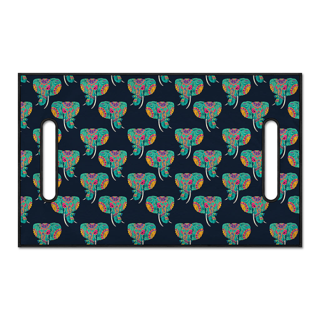 Indian Tribal Elephant Pattern Print Golf Cart Seat Cover