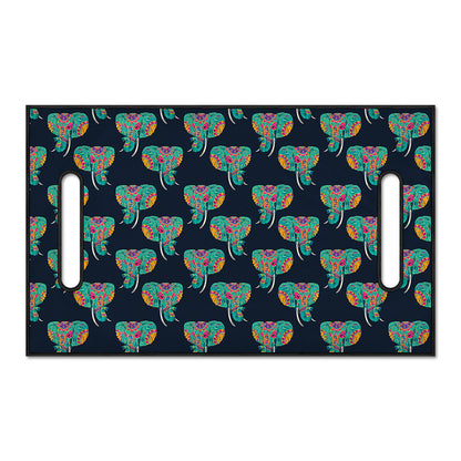 Indian Tribal Elephant Pattern Print Golf Cart Seat Cover