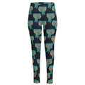 Indian Tribal Elephant Pattern Print High-Waisted Pocket Leggings