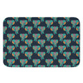 Indian Tribal Elephant Pattern Print Indoor Door Mat
