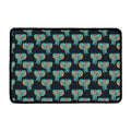 Indian Tribal Elephant Pattern Print Kitchen Mat