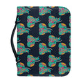 Indian Tribal Elephant Pattern Print Leather Bible Cover