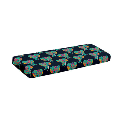 Indian Tribal Elephant Pattern Print Piano Keyboard Cover