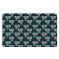 Indian Tribal Elephant Pattern Print Polyester Doormat