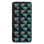 Indian Tribal Elephant Pattern Print Refrigerator Handle Covers
