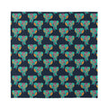 Indian Tribal Elephant Pattern Print Silk Bandana