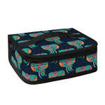 Indian Tribal Elephant Pattern Print Small Lunch Bag