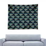 Indian Tribal Elephant Pattern Print Tapestry
