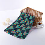 Indian Tribal Elephant Pattern Print Towel