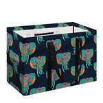 Indian Tribal Elephant Pattern Print Utility Tote Bag