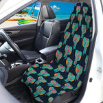 Indian Tribal Elephant Pattern Print Waterproof Car Seat Cover