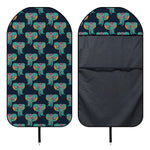 Indian Tribal Elephant Pattern Print Waterproof Car Seat Cover