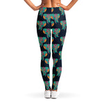 Indian Tribal Elephant Pattern Print Women's Leggings