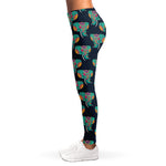 Indian Tribal Elephant Pattern Print Women's Leggings