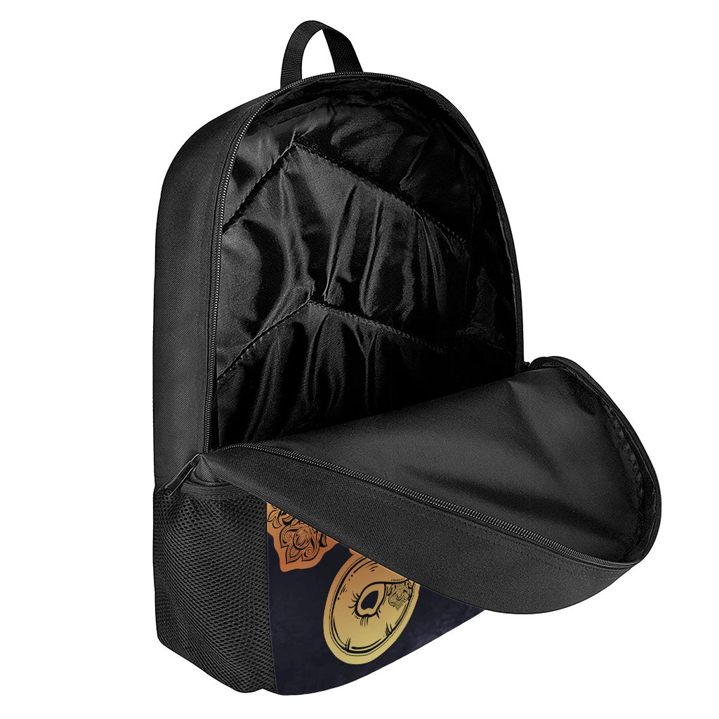 Indian Tribal Spiritual Elephant Print 17 Inch Backpack