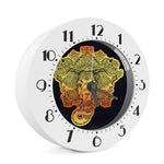 Indian Tribal Spiritual Elephant Print Alarm Clock